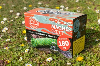 extra diszdobozos 180kg tartóerejű horgászmágnes